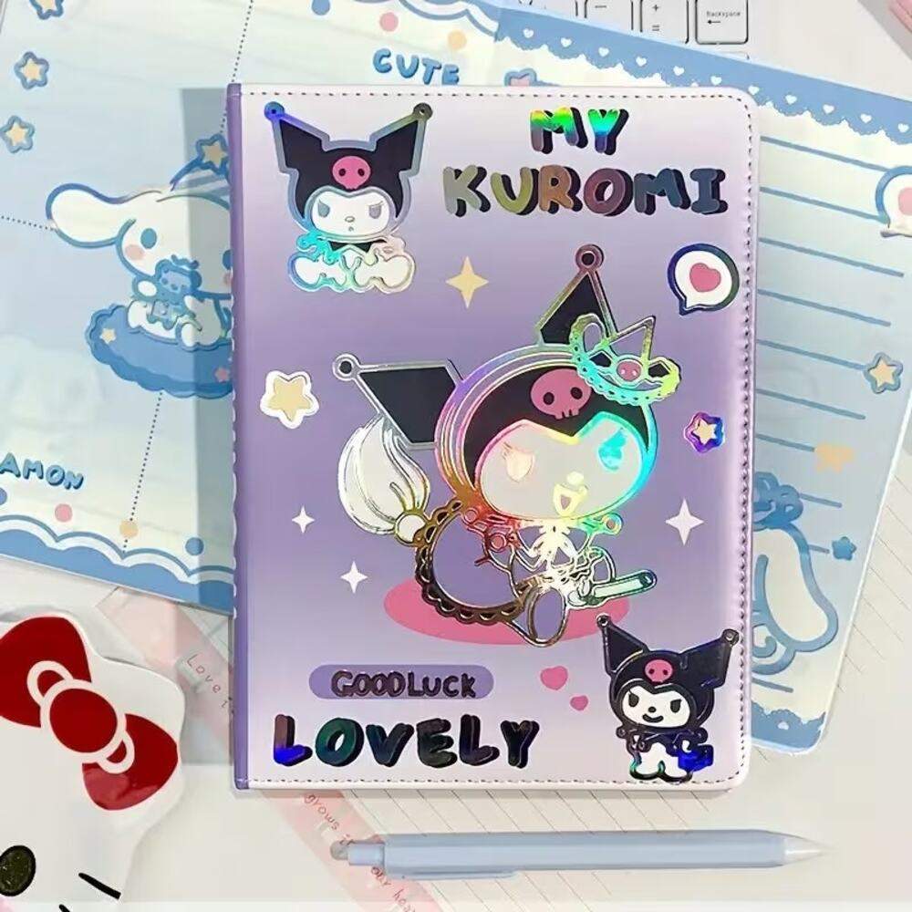 #6134 Hello Kitty & Friends - Iridescent Journal - Kuromi